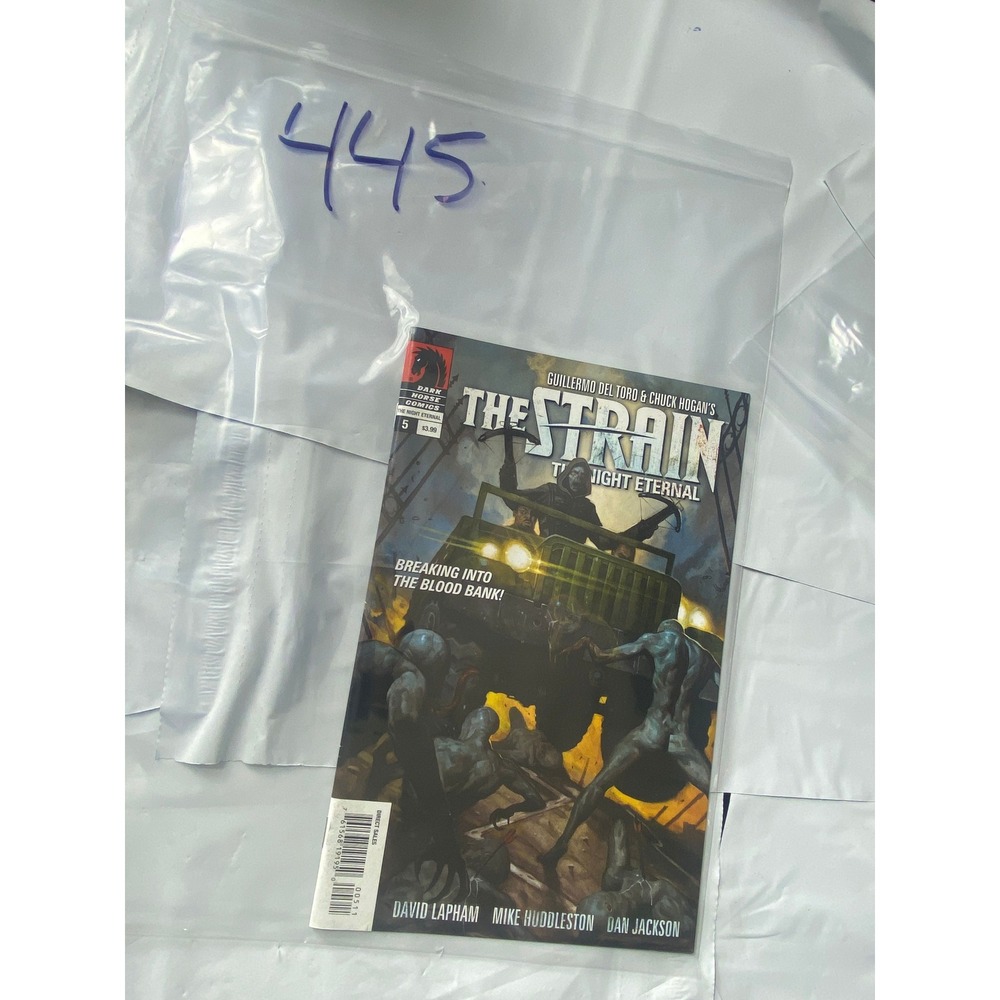 The Strain The Night‎ Eternal Comic Book 5 Dark Horse Comics Guillermo Del Toro